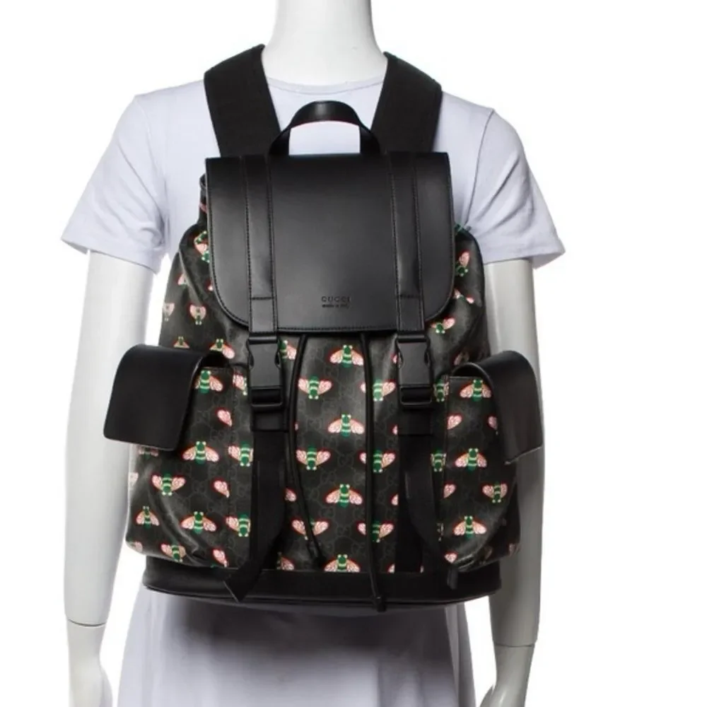 🐝 GUCCI Bestiary GG Supreme Bee Backpack – EUC 🐝